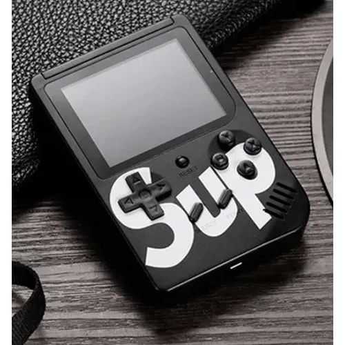 Портативна 8-ми бітна Ігрова консоль SUP game box PLUS, 400 ретро ігор, Black edition ігрова приставка - фото 2
