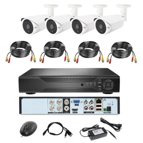 Комплект системи відеоспостереження 4 камери PRO VISION UKC KIT 1080p, 2 Мп, нічне бачення, мобільний застосунок