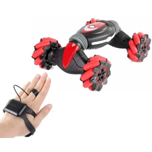 Радіокерована дитяча трюкова машинка Willesu Toys double sided, перевертень, керування рукою