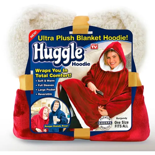 Плед худі з капюшоном HUGGLE Hoodie ULTRA Толстовка, різні кольори