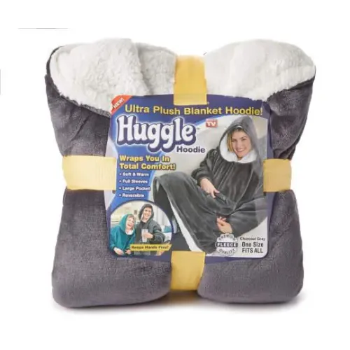 Плед худі з капюшоном HUGGLE Hoodie ULTRA Толстовка, різні кольори - фото 2