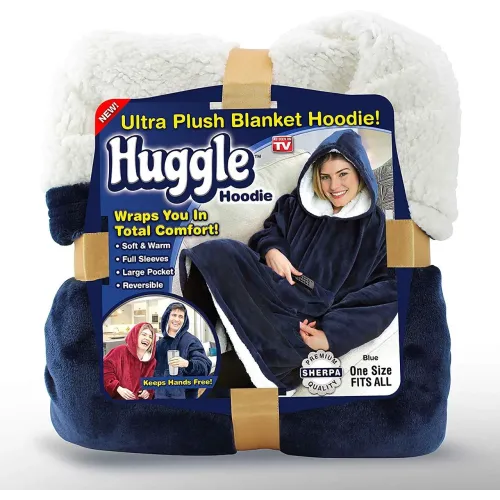 Плед худі з капюшоном HUGGLE Hoodie ULTRA Толстовка, різні кольори - фото 3