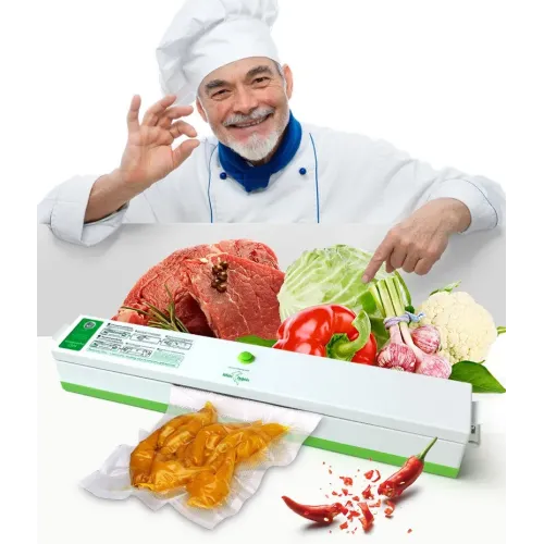 Прилад для вакуумної упаковки продуктів, Freshpack Pro вакууматор HQ-1, для тривалого зберігання - фото 3