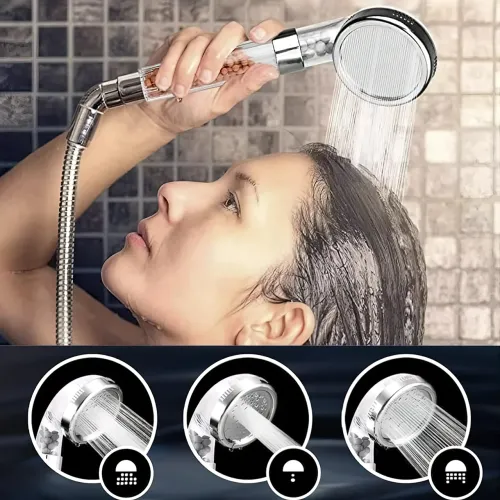 Лійка для душу Turmalin Comfort Pro з турмаліновим фільтром, 20% економії води - фото 7