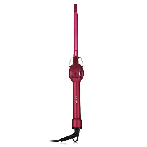 Профессиональная плойка для завивки Kemei Curlers ceramic pro KM 1023, плойка для афрокудрей 8,8 мм - фото 4