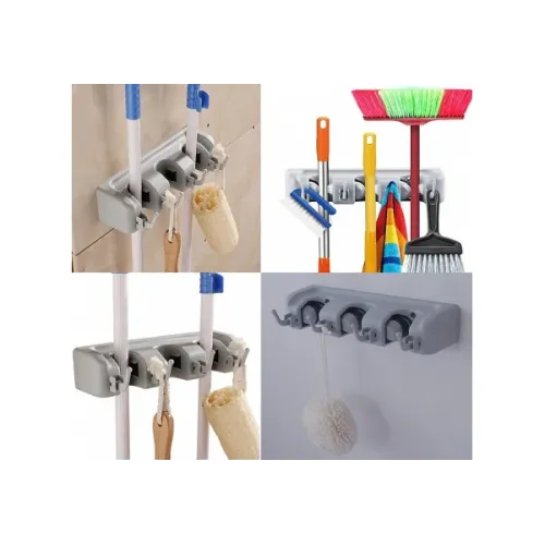 Тримач для швабр підвісний Magic Broom Holder, органайзер для щіток і швабр - фото 3