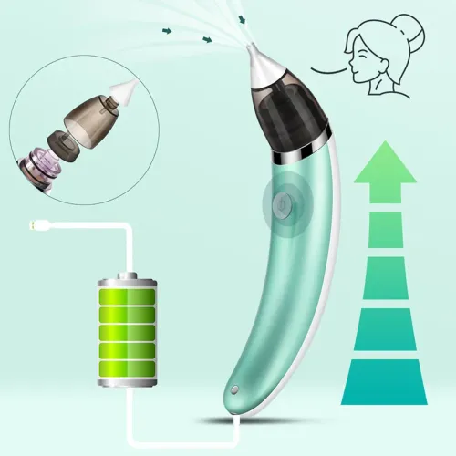 Детский назальный аспиратор электро Infant nasal absorber, соплеотсос электрический - фото 9