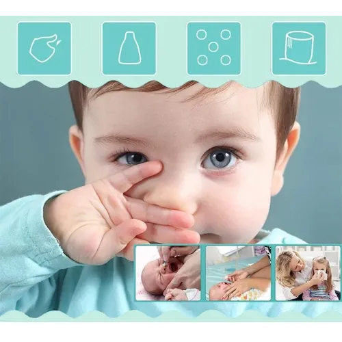 Детский назальный аспиратор электро Infant nasal absorber, соплеотсос электрический - фото 14