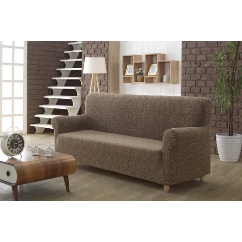 Комплект чохлів на диван і два крісла Жаккард Milano Home Concept Karna, універсальний розмір, різні кольори - фото 7
