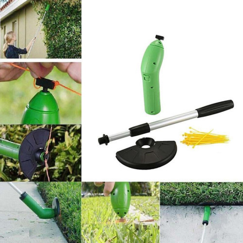 Портативна ручна газонокосарка Grass trimmer PRO, набір з 30 лісок в подарунок, телескопічна ручка - фото 2