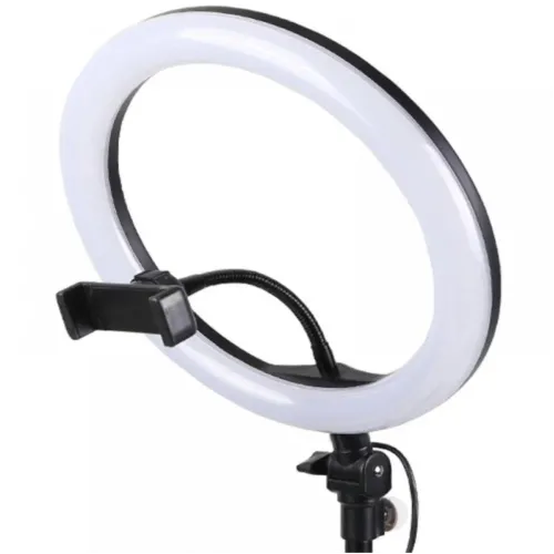 Світлодіодна кільцева лампа 20 см діаметр Pro Ring Fill Light, 3 режими, з пультом, без штатива - фото 2