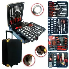 Большой набор инструментов 399 pcs  от Swiss Craft International PL-399ТLG, в чемодане, с колесами