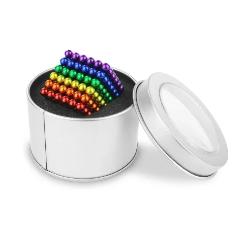 Магнітний Неокуб Веселка NEOCUBE 6 colors, кольоровий, 216 магнітних кульок 5 мм - фото 4