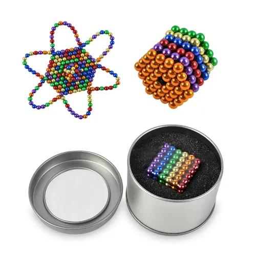 Магнітний Неокуб Веселка NEOCUBE 6 colors, кольоровий, 216 магнітних кульок 5 мм - фото 5