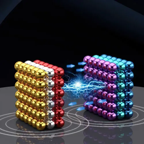 Магнітний Неокуб Веселка NEOCUBE 6 colors, кольоровий, 216 магнітних кульок 5 мм - фото 7