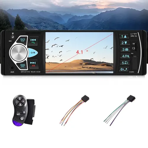 Автомобільна Bluetooth магнітола JSD D4022BT, з пультом на кермо, 4,1 дюйма