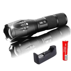 Тактичний ліхтар Bailong PC-1831-T6 ZOOM PLUS , вологостійкий, акумуляторний, 3 режиму