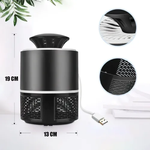 Пастка для комарів електрична Mosquito Killer Lamp із заряджанням від USB, 5 Вт, до 40 м2 - фото 7
