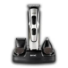 Бездротова машинка для стрижки 9 насадок Gemei GM-592. Акумуляторний тример для носа, вух, бороди