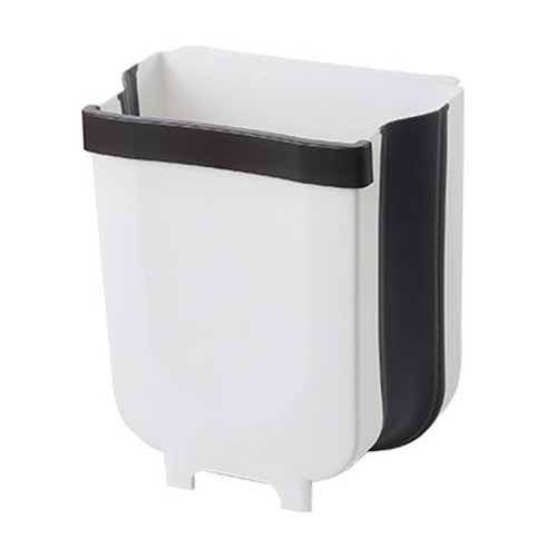 Складной мусорный контейнер на двери Kitchen Wet garbage FLEXIBLE BIN, раскладной, бежевый цвет - фото 3
