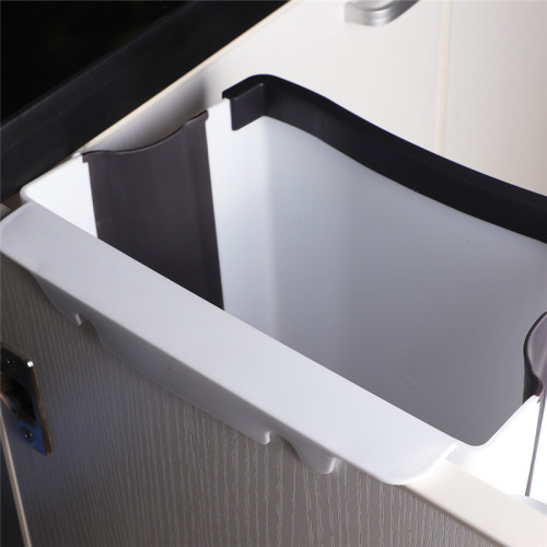 Складной мусорный контейнер на двери Kitchen Wet garbage FLEXIBLE BIN, раскладной, бежевый цвет - фото 8