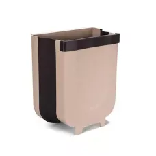 Складаний контейнер на двері Kitchen Wet garbage FLEXIBLE BIN, розкладний, колір бежевий