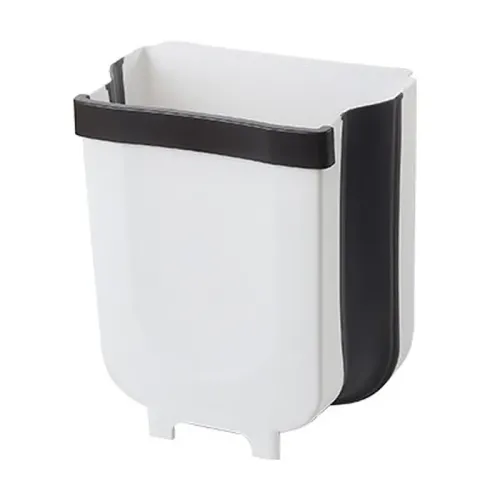 Складной мусорный контейнер на двери Kitchen Wet garbage FLEXIBLE BIN, раскладной, бежевый цвет - фото 3