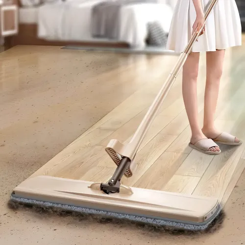 Швабра з відтискачем SPIN MOP 360 з мікрофіброю, телескопічна ручка, обертання на 360 градусів - фото 3