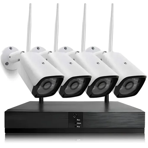 Комплект відеоспостереження WI FI з 4-ма камерами високого дозволу PRO VISION UKC, готовий набір 8004 / 6673 - фото 2