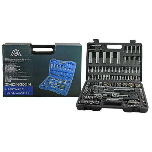 Набір інструментів Zhongxin Tools force 108 предметів, у пластиковому кейсі професійний - фото 4