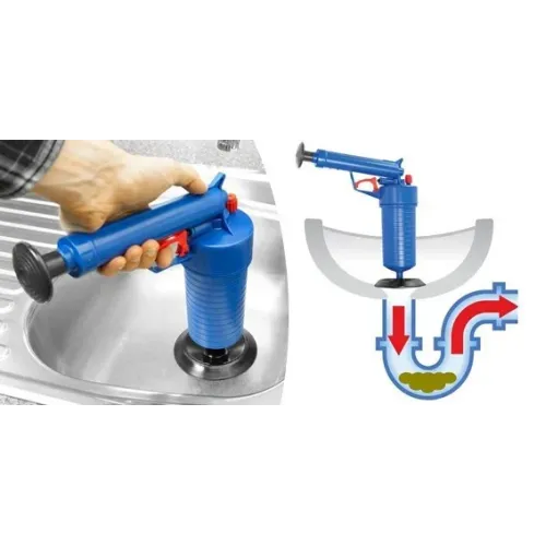 Пневматический вантуз, высокого давления Toilet dredge GUN BLUE Drain Jet - фото 4