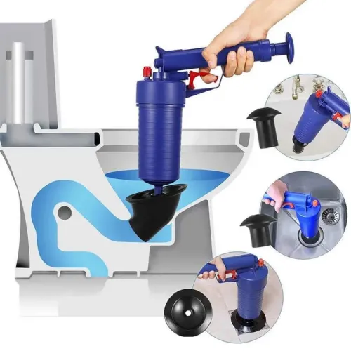 Пневматический вантуз, высокого давления Toilet dredge GUN BLUE Drain Jet