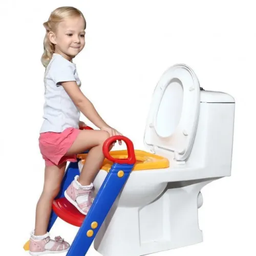Дитяче сидіння на унітаз зі сходинкою Keter Toilet Trainer, з ручками - фото 6