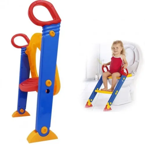 Дитяче сидіння на унітаз зі сходинкою Keter Toilet Trainer, з ручками - фото 7