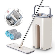 Швабра ледар з автоматичним віджимом Scratch Cleaning Mop з відром