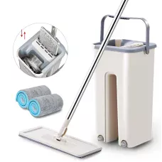 Швабра ледар з автоматичним віджимом Scratch Cleaning Mop з відром