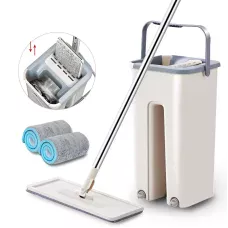 Швабра ледар з автоматичним віджимом Scratch Cleaning Mop з відром