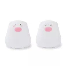 Нічник світильник MiniPig, RGB, 7 режимів кольорів, силіконовий, на батарейках