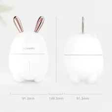 Зволожувач повітря Humidifiers Rabbit з нічником, 2 Вт, з резервуаром 300 мл,  питание от USB