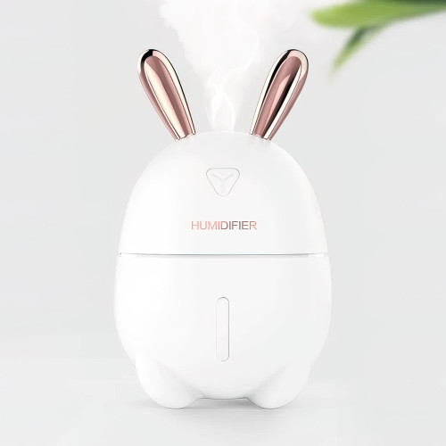 Увлажнитель воздуха Humidifiers Rabbit с ночником, 2 Вт, с резервуаром 300 мл,  питание от USB - фото 2