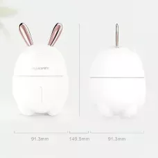 Зволожувач повітря Humidifiers Rabbit з нічником, 2 Вт, з резервуаром 300 мл,  питание от USB