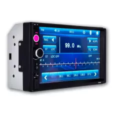 Автомагнітола 2Din сенсорна, Bluetooth AMP 7010B Slim, пульт в комплекті