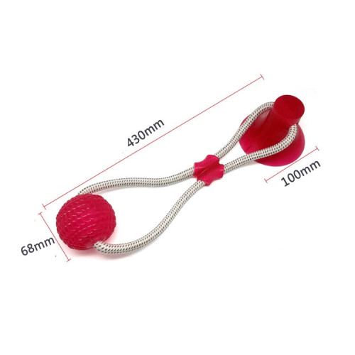 Игрушка для домашних животных с присоской, Dog toy rope PULL - фото 3