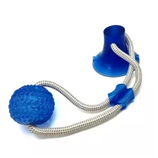 Іграшка для домашніх тварин з присоскою, Dog toy rope PULL