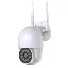 Уличная поворотная IP камера NJ PRO 1080 Vision 360 , влагостойкая, датчик движение, ночное видение, белая