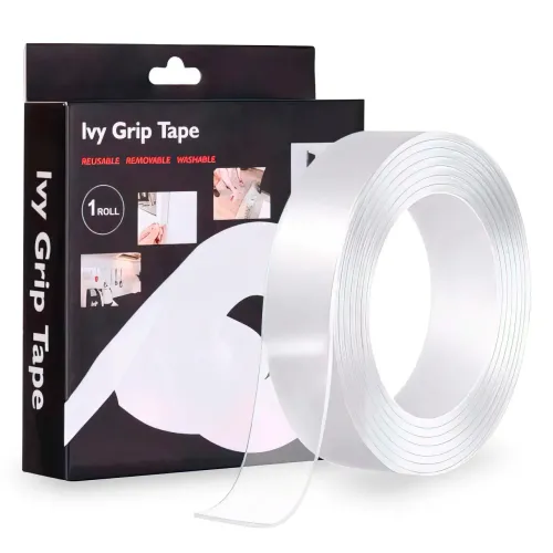 Многоразовая двусторонняя нано лента IVY Grip Tape 3 м, 20 мм ширина, влагоотталкивающая - фото 2