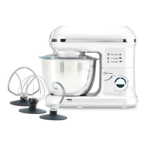 Кухонний комбайн з чашею 5 л DSP PRO KM-3007, 1200 Вт, білий - фото 2