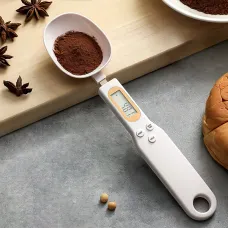 Мережна ложка з вагою 500 г Cooking Scale Pro, поділ 0,1, біла