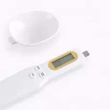 Электронная мерная ложка с весами 500 г Cooking Scale Pro, деление 0,1, белая