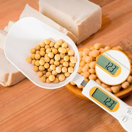 Мережна ложка з вагою 500 г Cooking Scale Pro, поділ 0,1, біла - фото 2